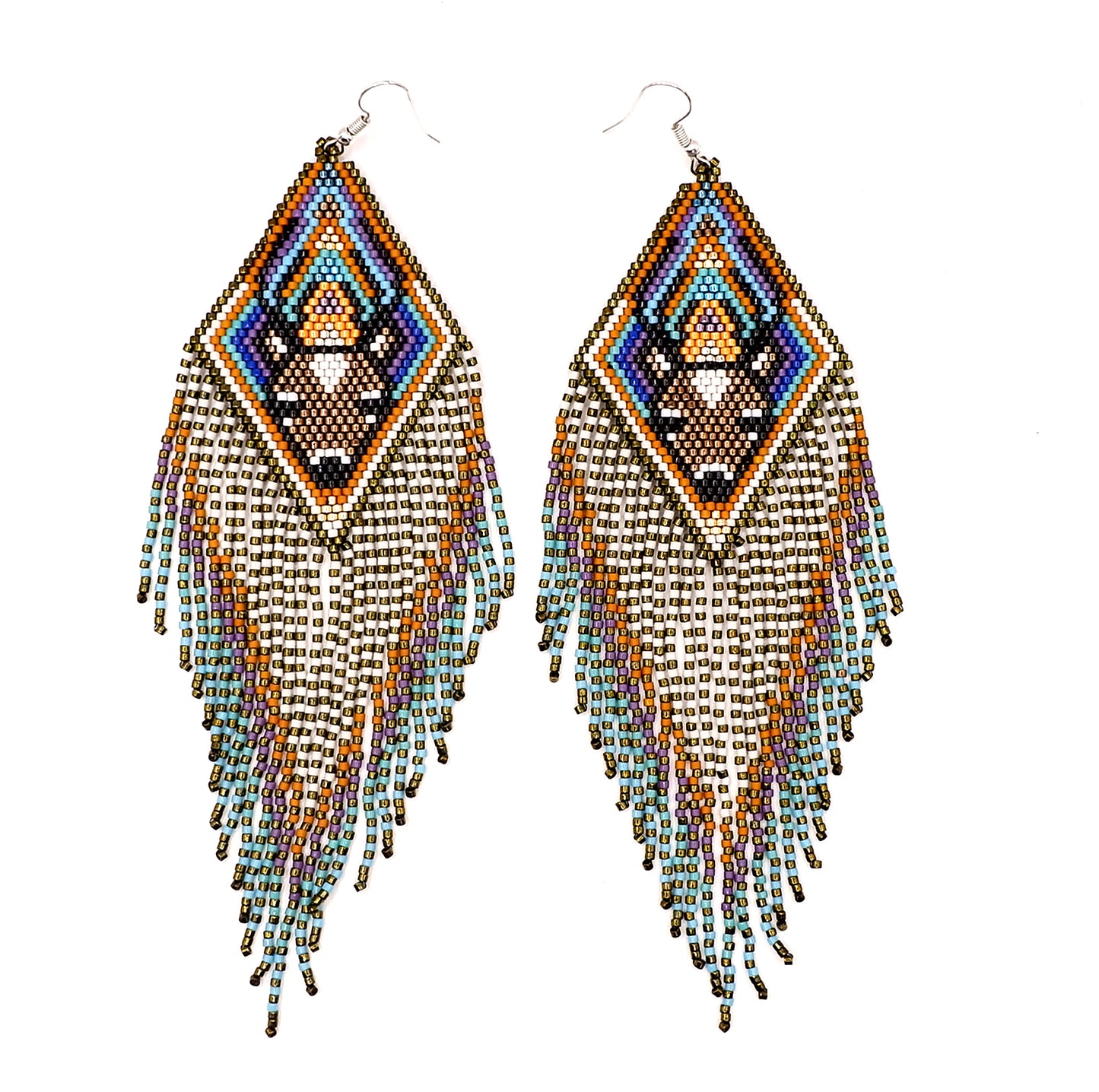 Kolczyki z koralików miyuki