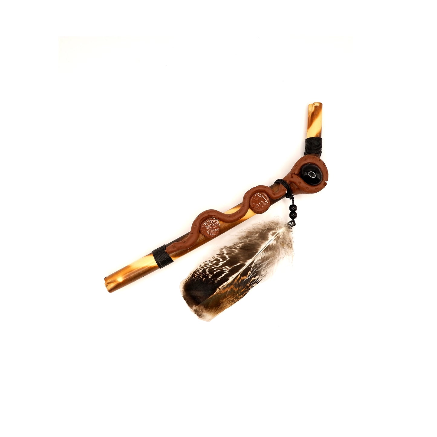 SKULL DECORATED WITH BEADS