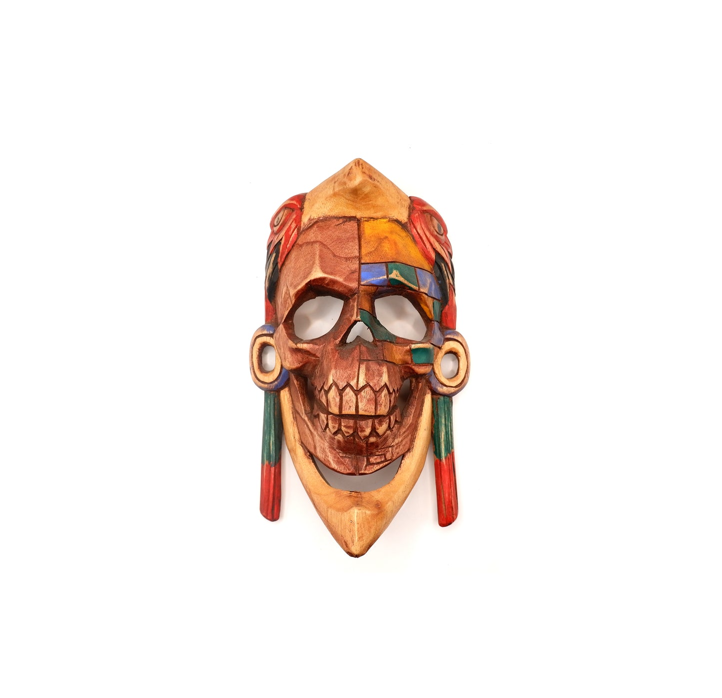 Maska drewniana Majańska