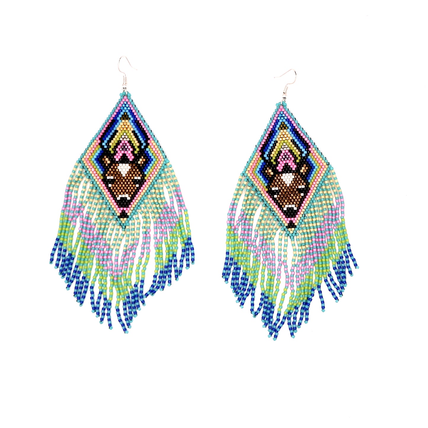 Kolczyki z koralików miyuki