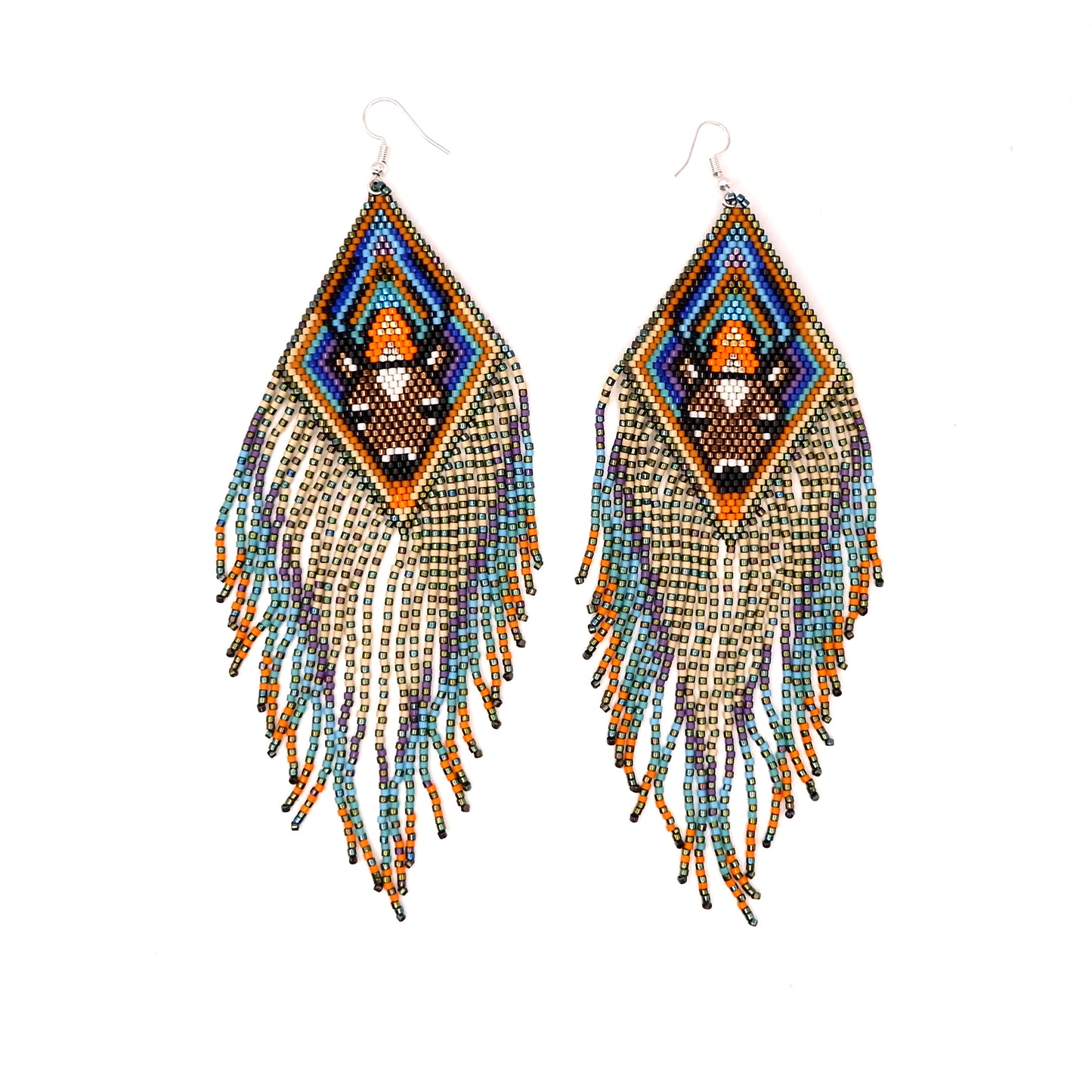 Kolczyki z koralików miyuki