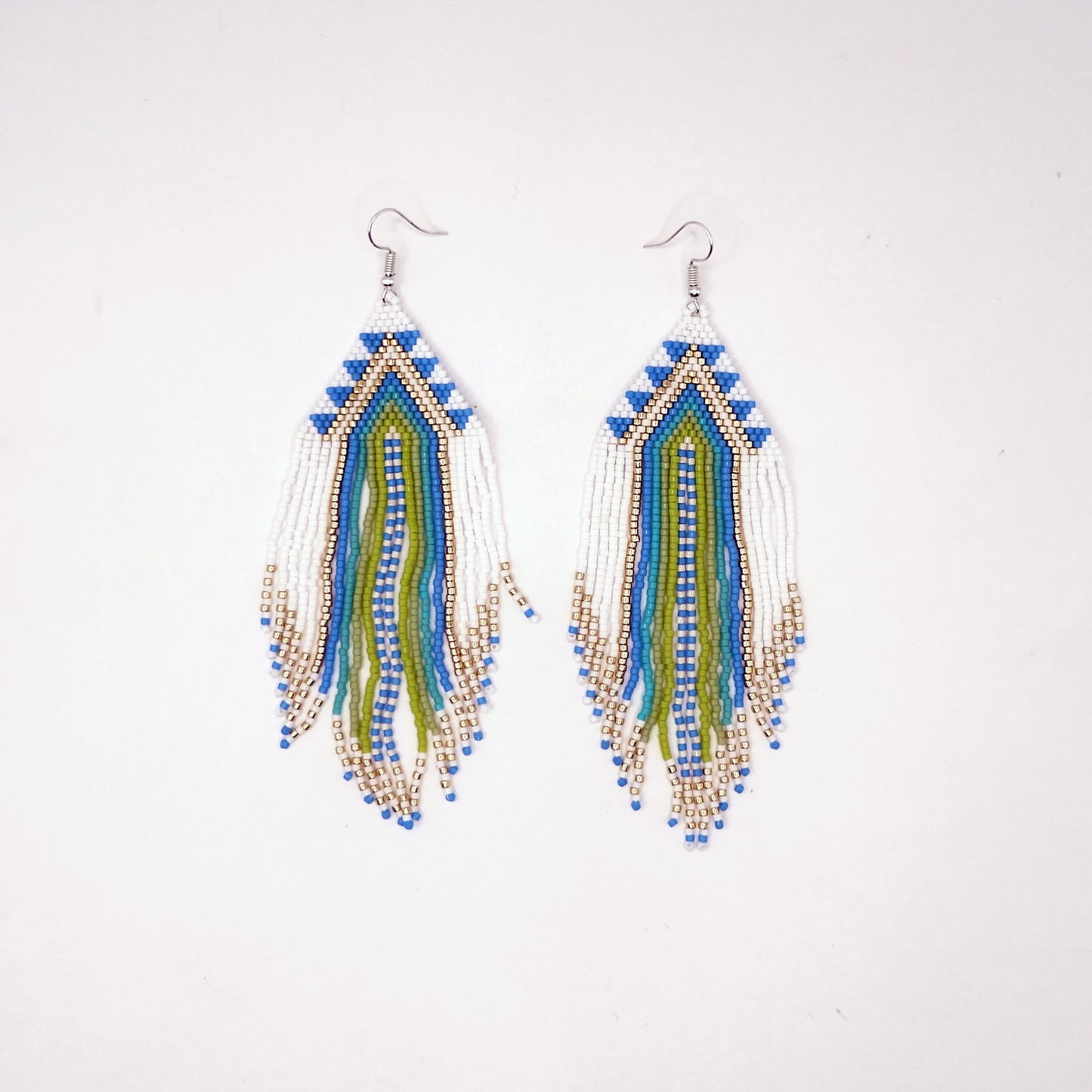 Kolczyki z koralików miyuki