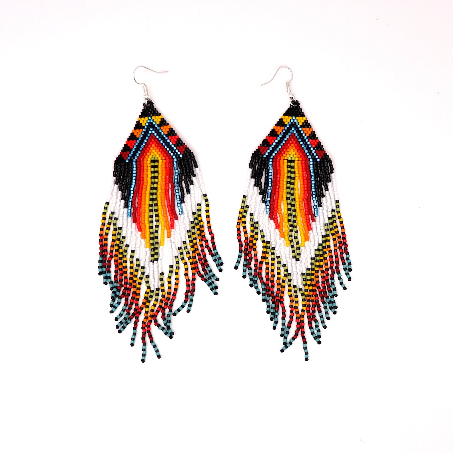 Kolczyki z koralików miyuki