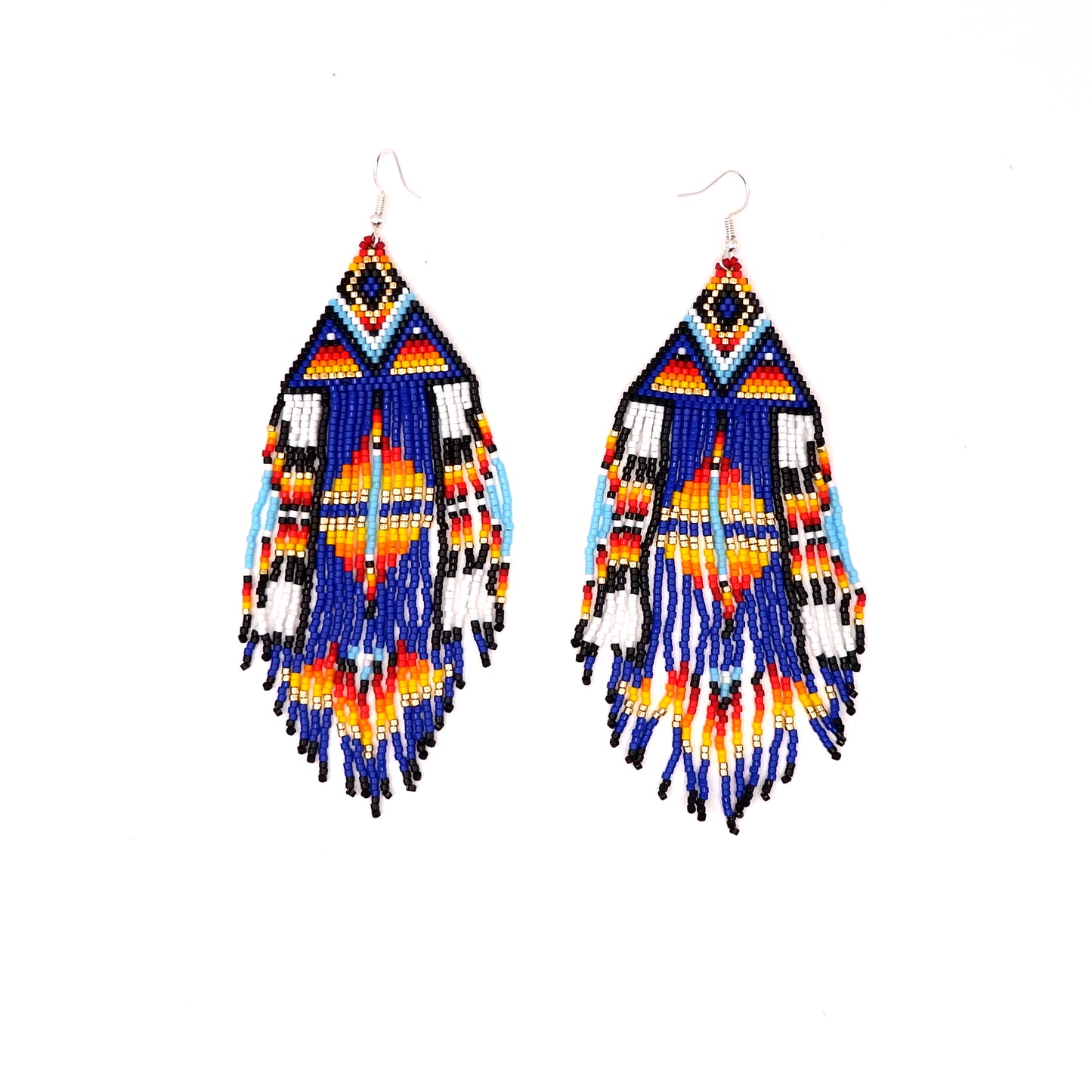 Kolczyki z koralików miyuki