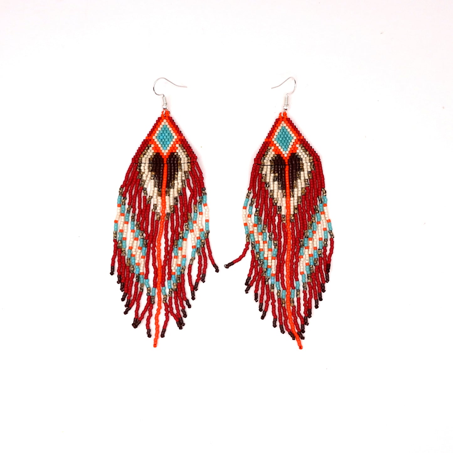 Kolczyki z koralików miyuki