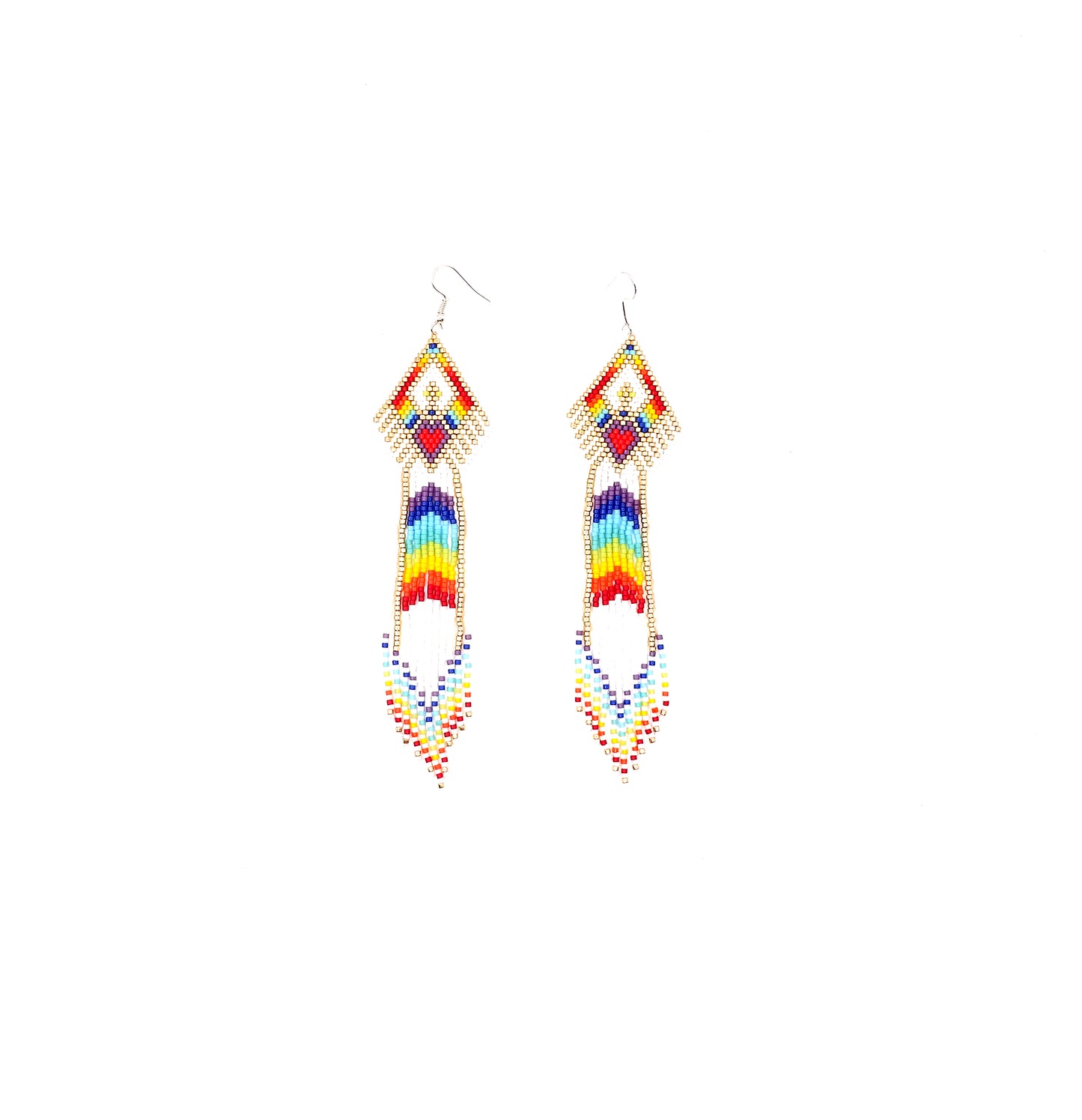 Kolczyki z koralików miyuki