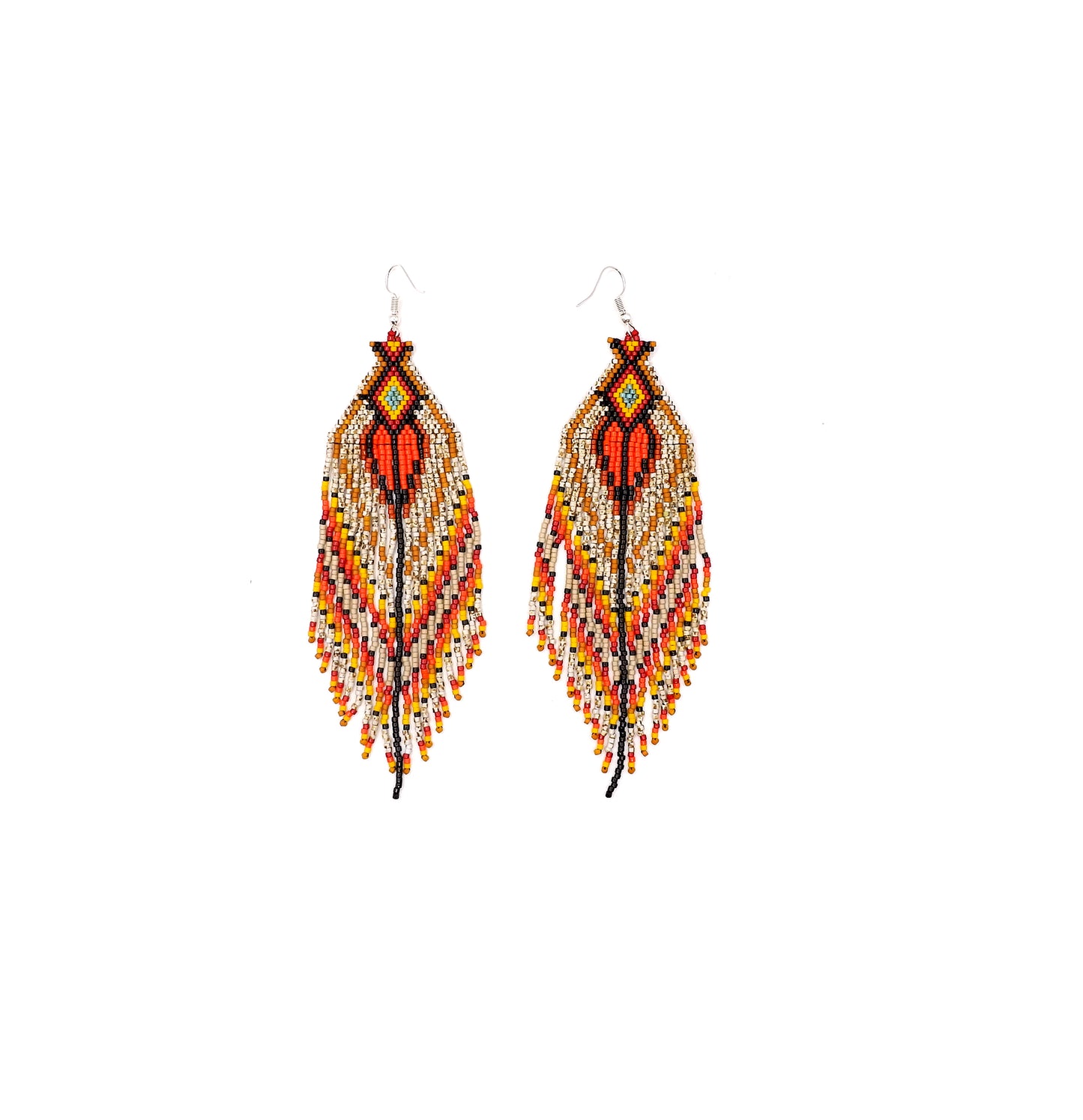 Kolczyki z koralików miyuki