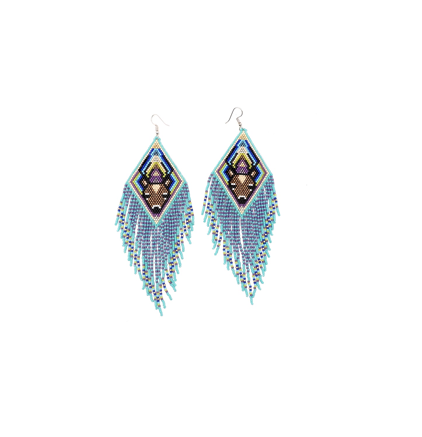 Kolczyki z koralików miyuki