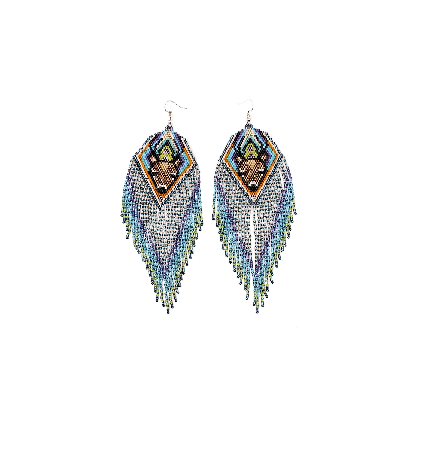 Kolczyki z koralików miyuki