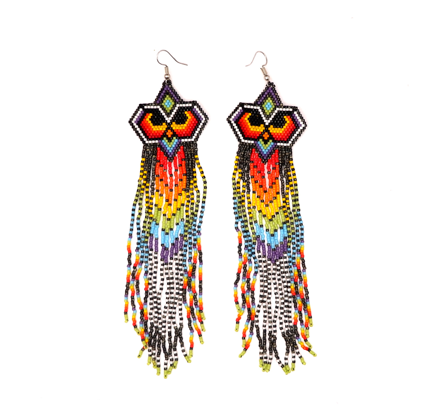 Kolczyki z koralików miyuki