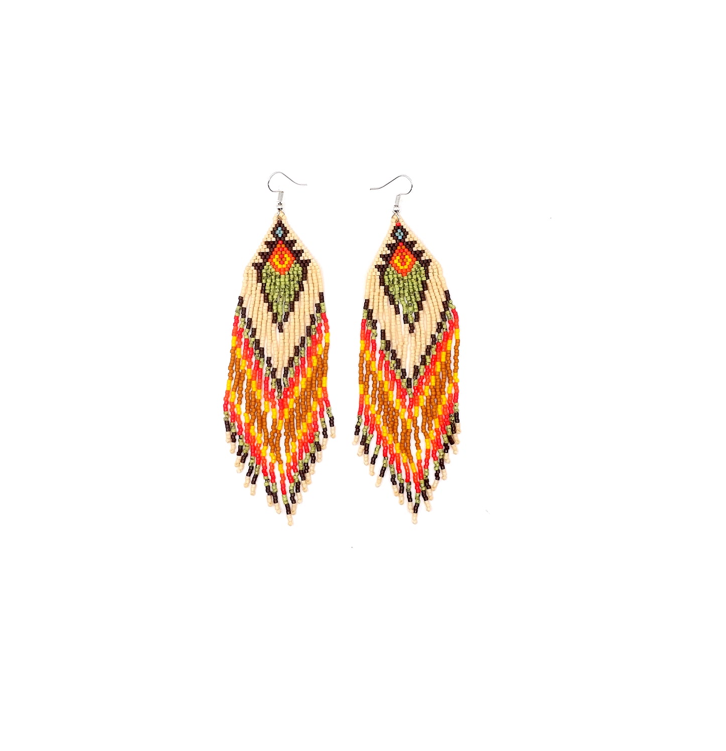 Kolczyki z koralików miyuki