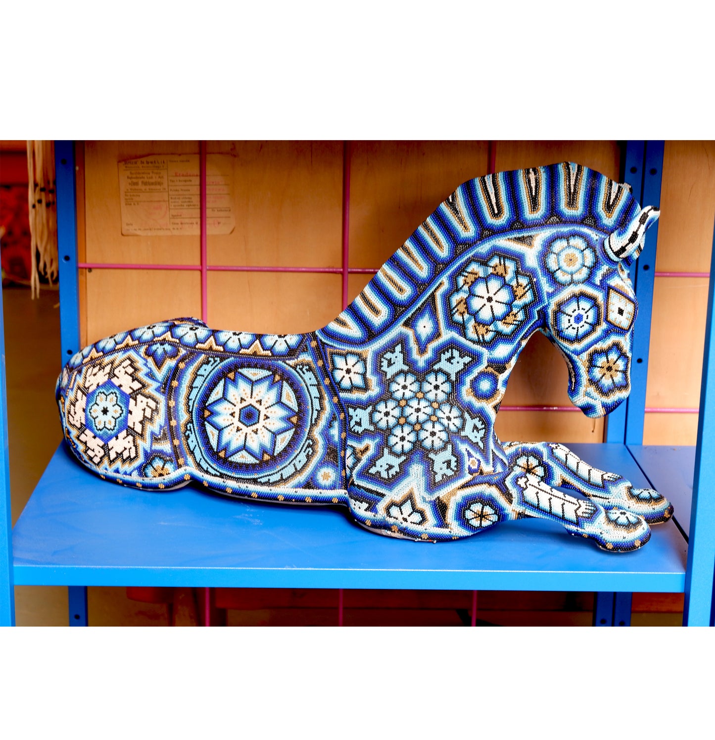 Figurka koń Wixaritari (Huichol)