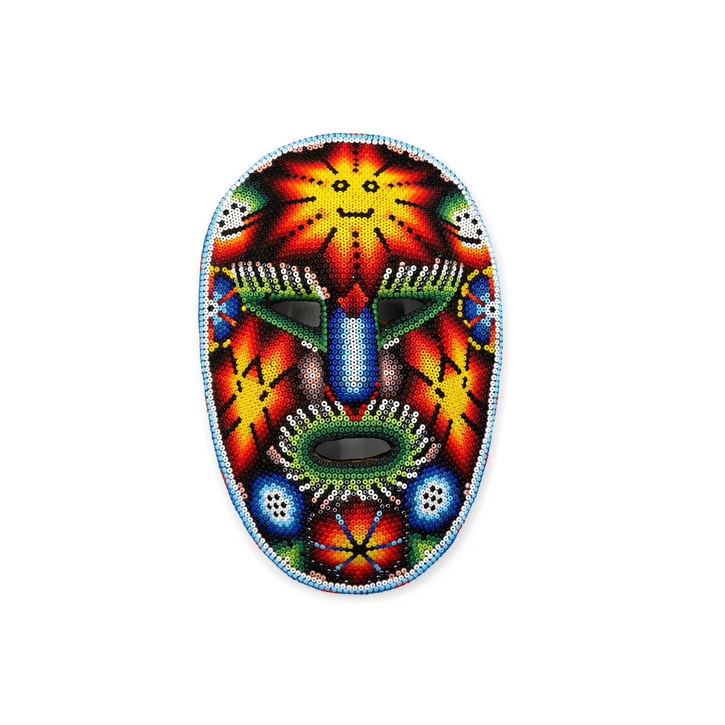 Maska koralikowa Wixaritari (Huichol)