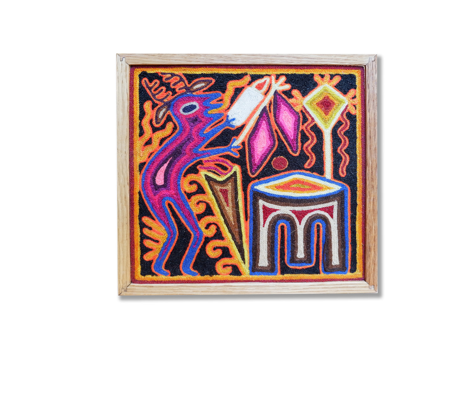 WIXARITARI (HUICHOL) MEXICO PAINTING