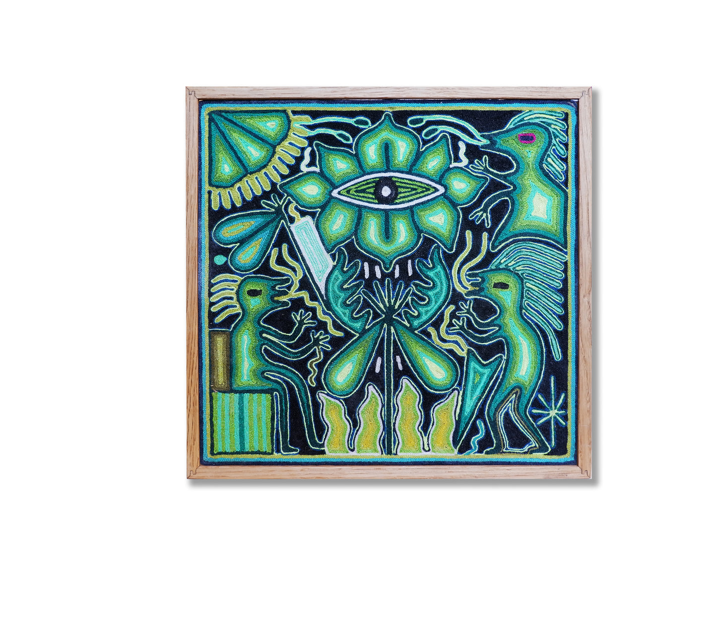 WIXARITARI (HUICHOL) MEXICO PAINTING