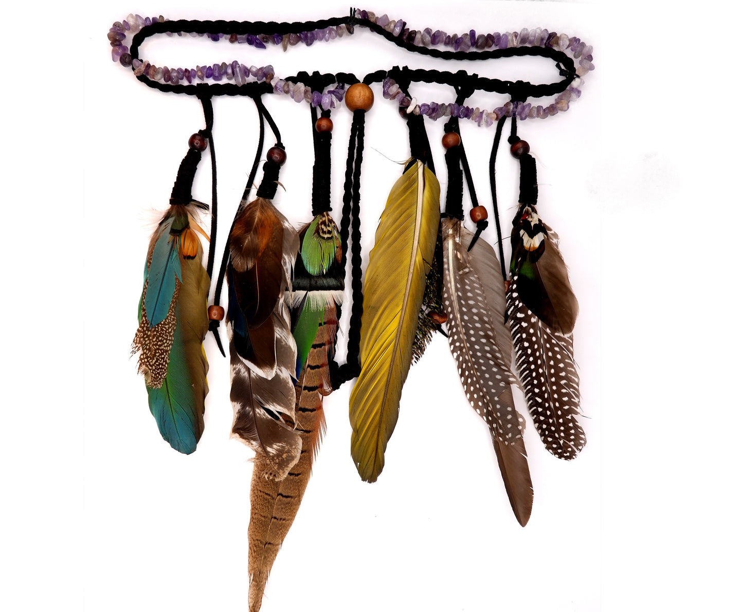 Ozdoba do włosów z piórek