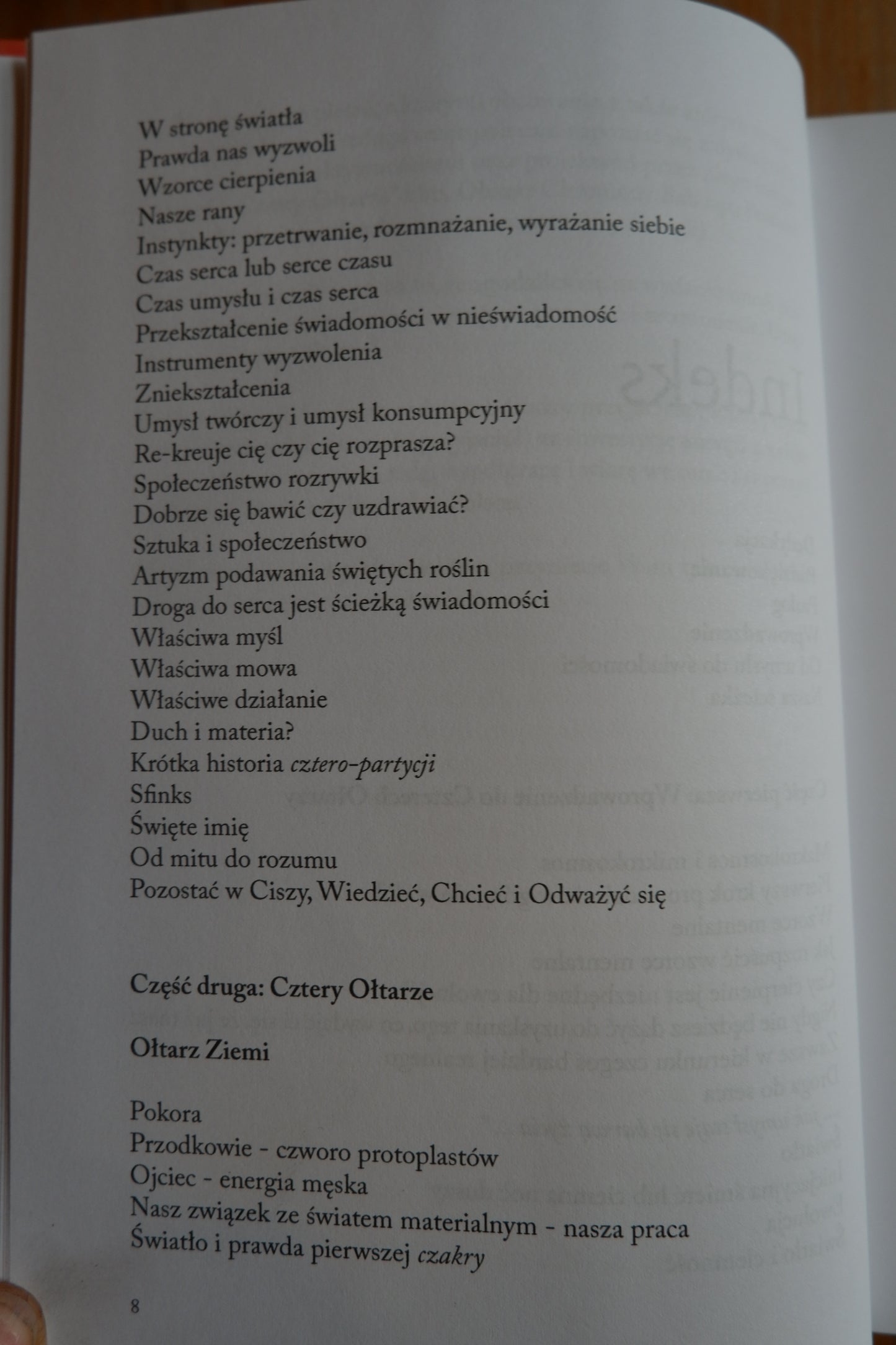 Książka 'Cztery Ołtarze' - Alonso del Rio