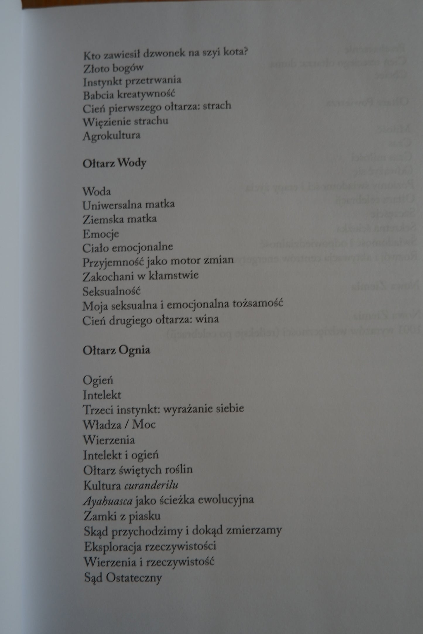 Książka 'Cztery Ołtarze' - Alonso del Rio