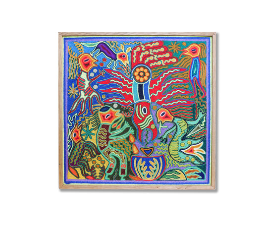 WIXARITARI (HUICHOL) MEXICO PAINTING