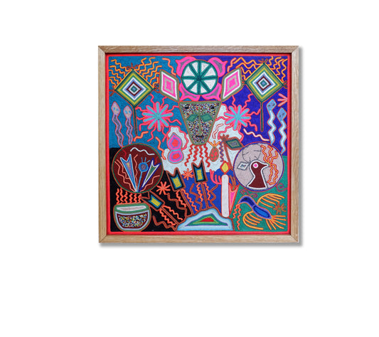 WIXARITARI (HUICHOL) MEXICO PAINTING